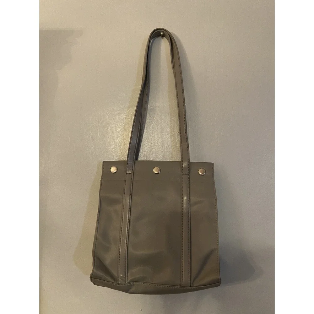 NWT Vintage NINE WEST Gray Snap Ups BAG‎ PURSE NEW Vtg